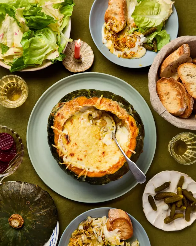 Meera Sodha's Pumpkin Cheese Fondue: A Festive Vegan Recipe