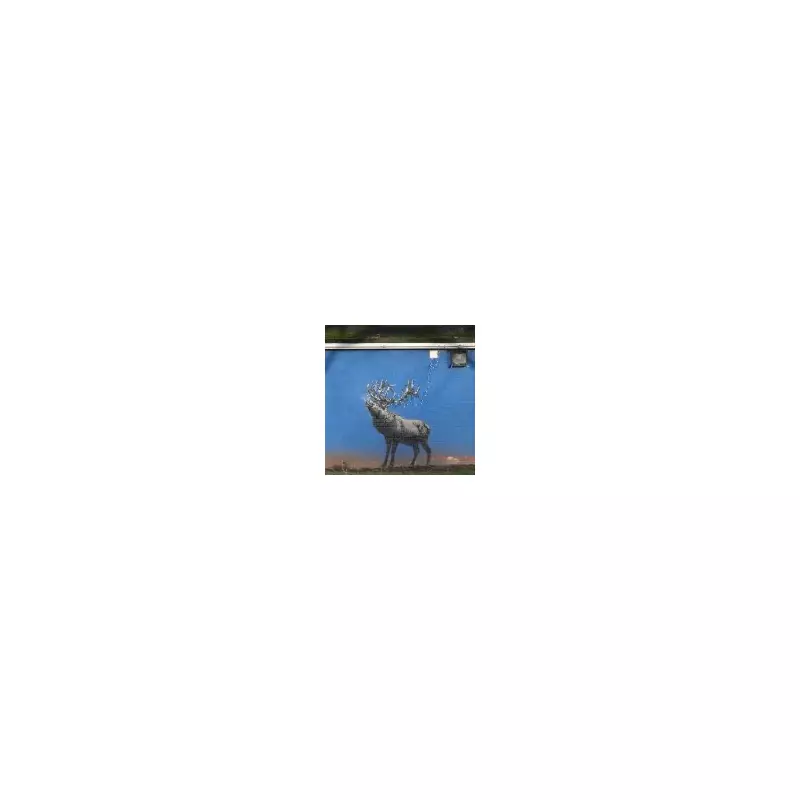 New 'Banksy Reindeer' Mural Appears in East London Park Days Before Christmas