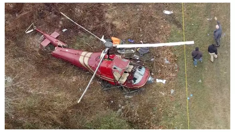 One dead in New Jersey mid-air helicopter crash, second pilot critical