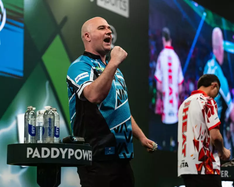 Rob Cross storms into PDC World Darts Championship last 16, sets up Littler clash