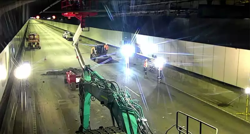 Sydney's M4 Tunnel Shut for Hours Over 'Shotcrete' Roof Collapse Fears
