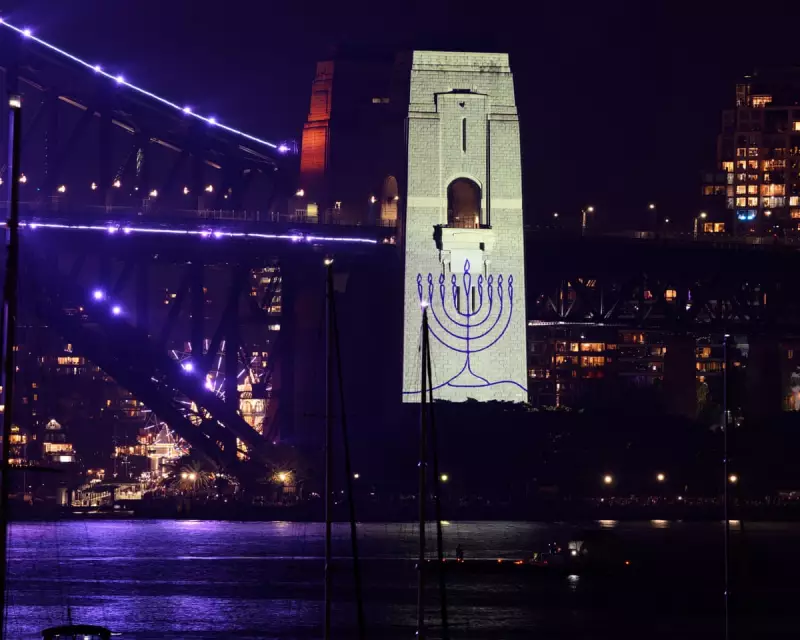 Sydney's NYE Tribute: Menorah on Harbour Bridge for Bondi Attack Victims