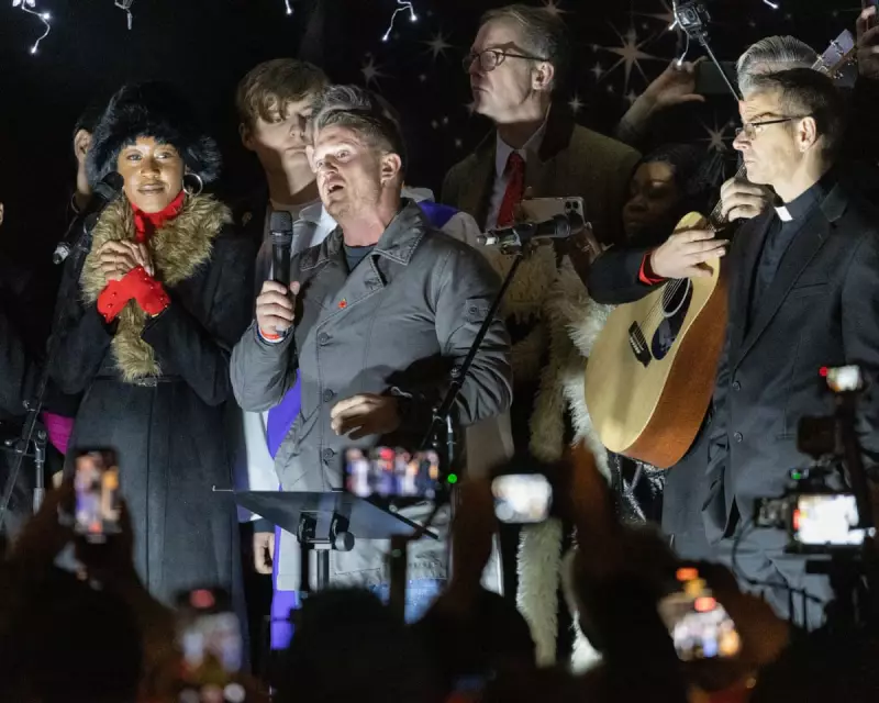 Tommy Robinson's London Carol Service Sees Low Turnout Amid Church Dilemma