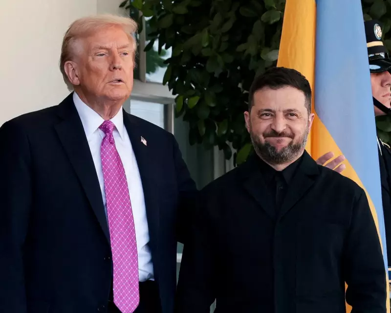 Trump and Zelenskyy Meet at Mar-a-Lago Amid Russian Barrage on Kyiv