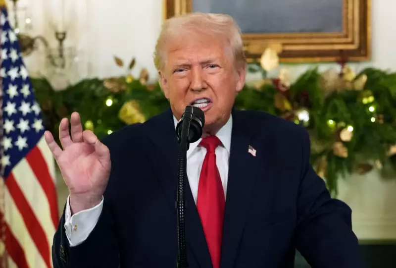 Trump's 'Bah Humbug' Christmas Address: A 20-Minute Rant Amid Polling Chill
