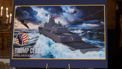 Trump Announces 'Trump Class' Battleships to Lead US Navy's 'Golden Fleet'