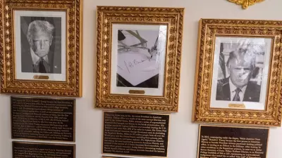 Trump's White House 'Walk of Fame' Plaques Attack Biden, Obama, Bush