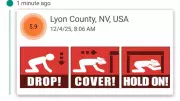 False US Earthquake Alert Sparks 'Drop, Cover' Alarm in Nevada and California