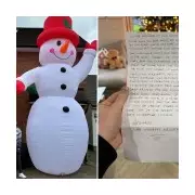 Festive Feud in Chessington: 20ft Santa Sparks 'Tacky' Complaint Letter