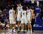 Florida Gators' 7ft 9in Teen Olivier Rioux Scores First Dunk in College Basketball