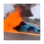 M25 chaos: Porsche fire halts traffic for hours near Waltham Cross