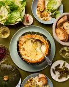 Meera Sodha's Pumpkin Cheese Fondue: A Festive Vegan Recipe