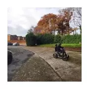 Mum in Christmas PJs chases Grinch on mobility scooter to reclaim stolen decorations