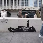 New Suspected Banksy Artwork Appears Near Centre Point in Central London