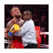 Referee's 'Crap' Warning to Joshua & Paul: Fight Ends in 6th-Round KO