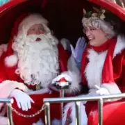 Santa & Mrs Claus Spotted Relaxing at Winter Wonderland Before Big Night