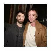 Tom Felton's Surprise Reunion With Daniel Radcliffe At NY Screening
