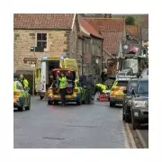 Two Women Injured as Tractor Mounts Pavement in Helmsley, One Airlifted