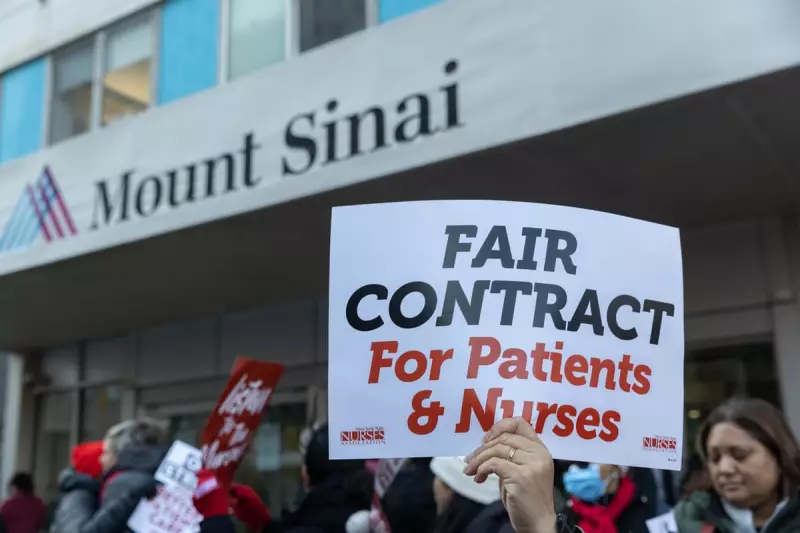 16,000 New York Nurses Strike Over Pay and Patient Safety