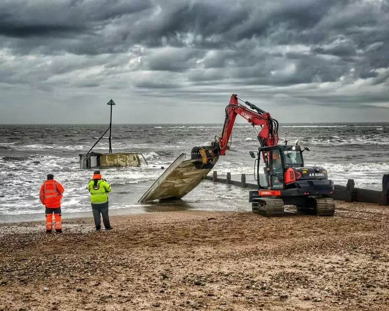 24 Containers Lost at Sea Litter Sussex Coast with Onions, Bananas and Debris