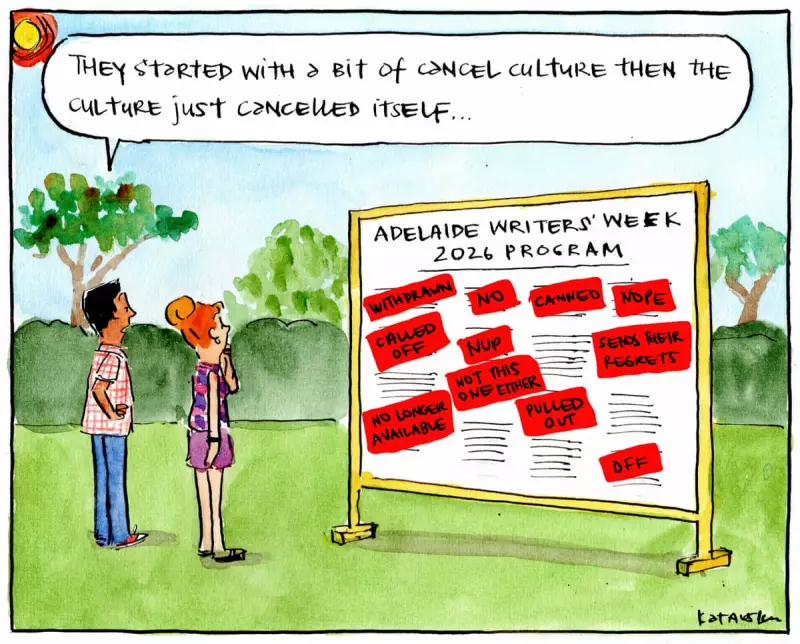 Adelaide Writers' Week 2026: Can the Festival Survive 'Cancelled' Culture?