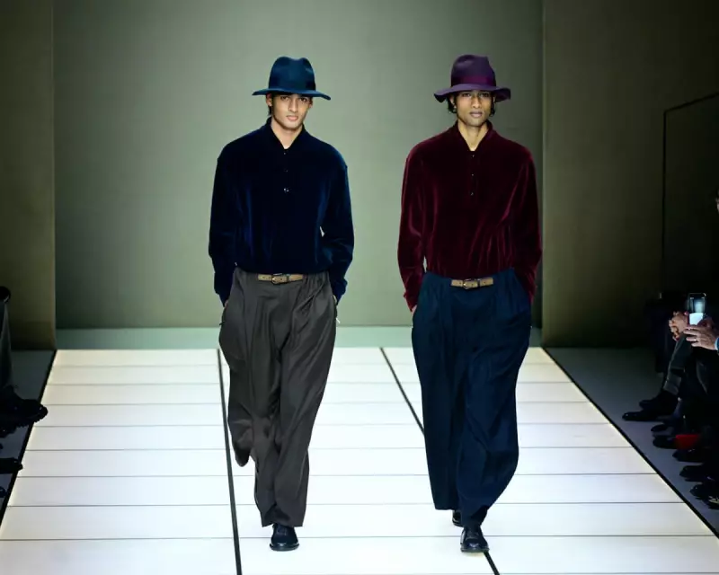 Armani's First Post-Giorgio Show Reveals New Direction with Colour and Vintage Flair