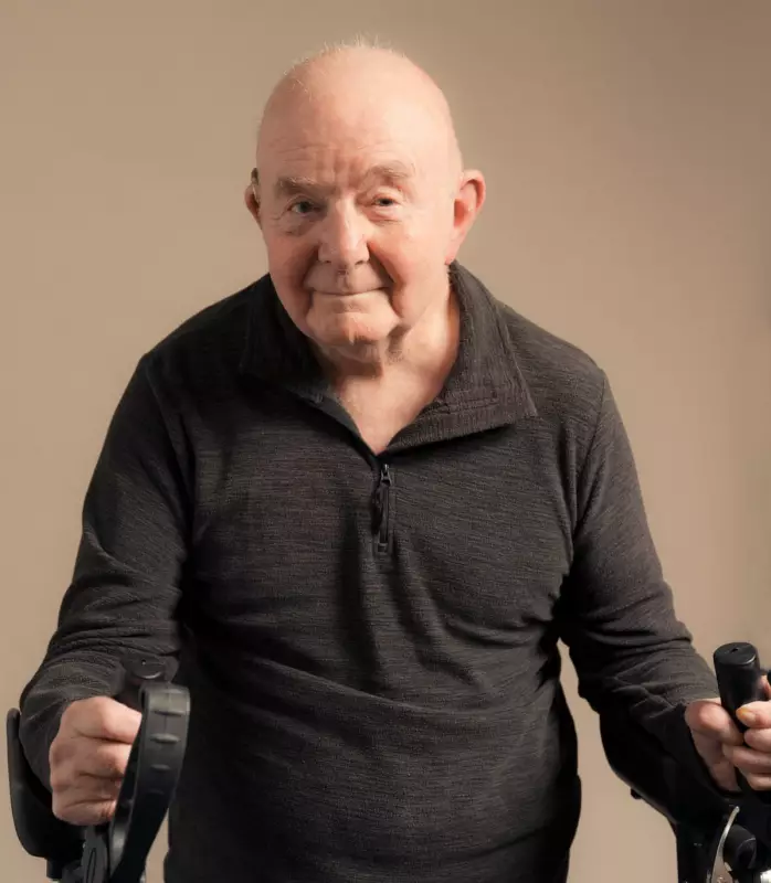 At 82, Harold Price defied doctors to walk again after breaking his neck cycling