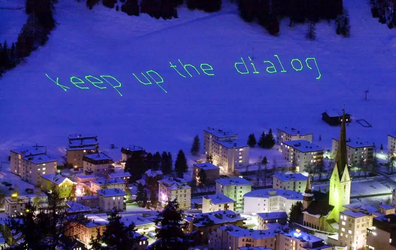 Davos: From Laser SMS to Global Power Talks