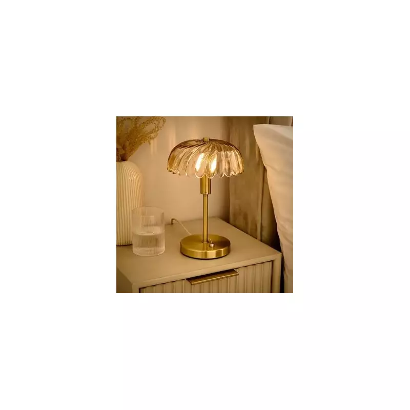 Dunelm's 'Elegant' Lucille Glass Table Lamp Praised by Shoppers for £30