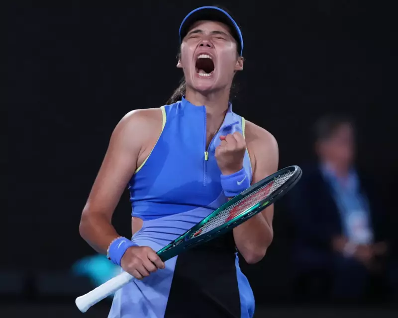 Emma Raducanu Fights Back to Win Australian Open First Round 6-4, 6-1