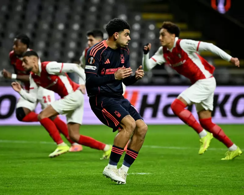 Gibbs-White Penalty Miss Proves Costly as Forest Stumble in Braga