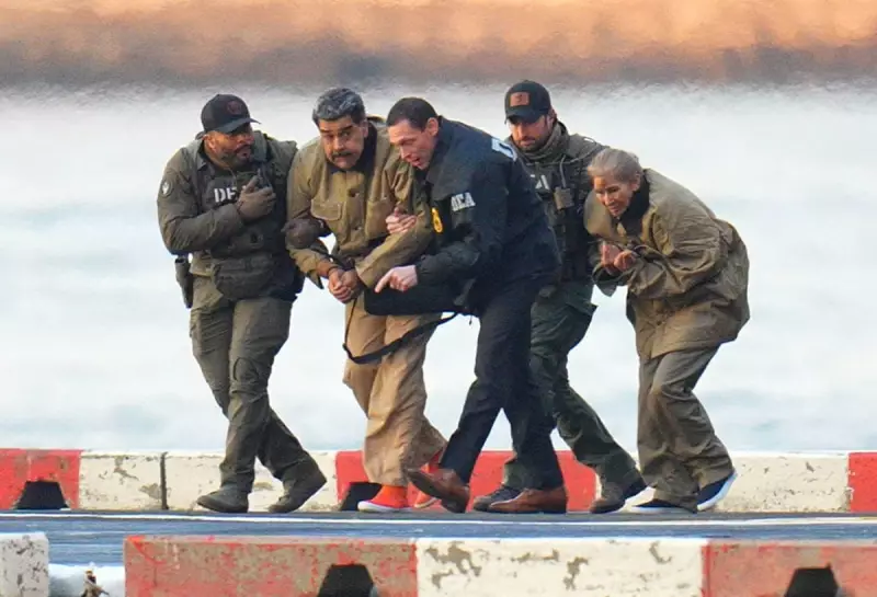 Global Week in 20 Pictures: Maduro Seized, Kyiv Bombed, UK Storm