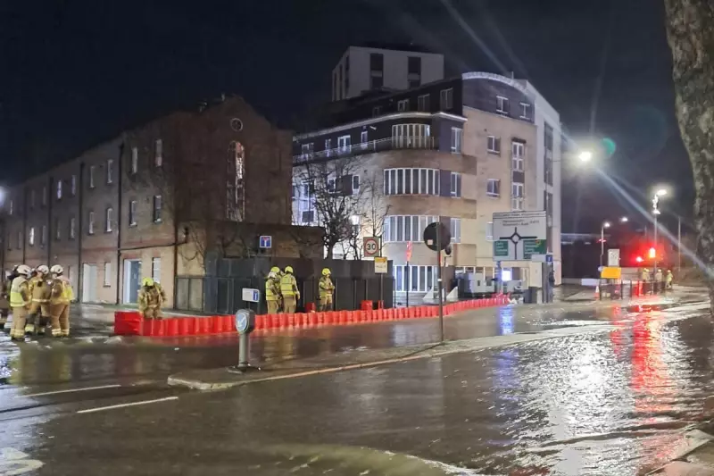 Holland Park Flood Rescue: Residents Evacuated by Boat After Water Main Burst