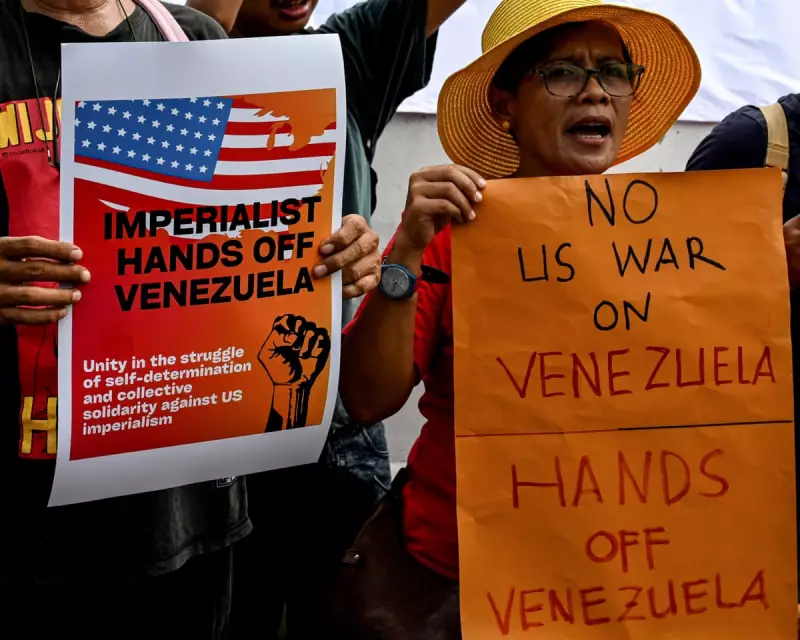 Jakarta Protests Erupt Against US Military Action in Venezuela