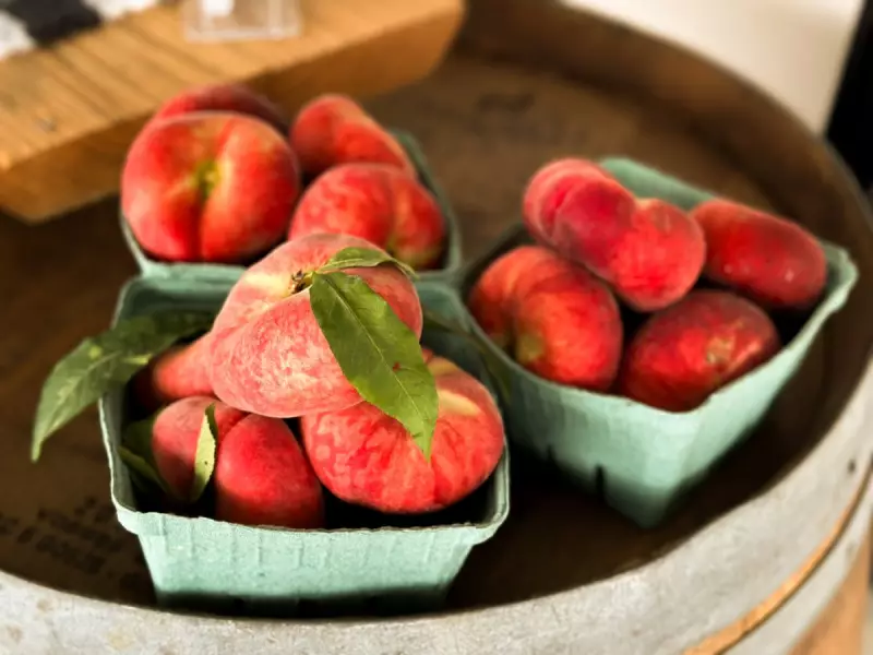 January's Best Value Fruit & Veg: Flat Peaches, Lychees & Sweet Corn Shine
