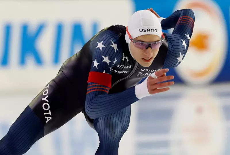 Jordan Stolz Recovers from Fall to Secure Olympic Spot at US Speed Skating Trials