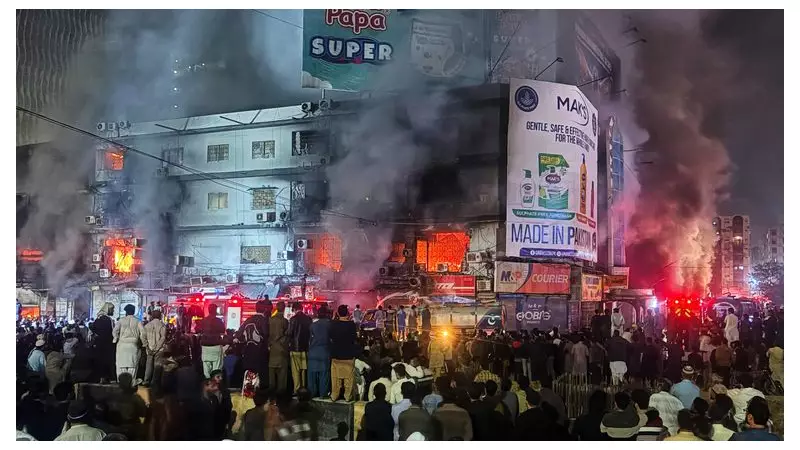 Karachi Mall Fire Kills Three, Injures Several in Late-Night Blaze