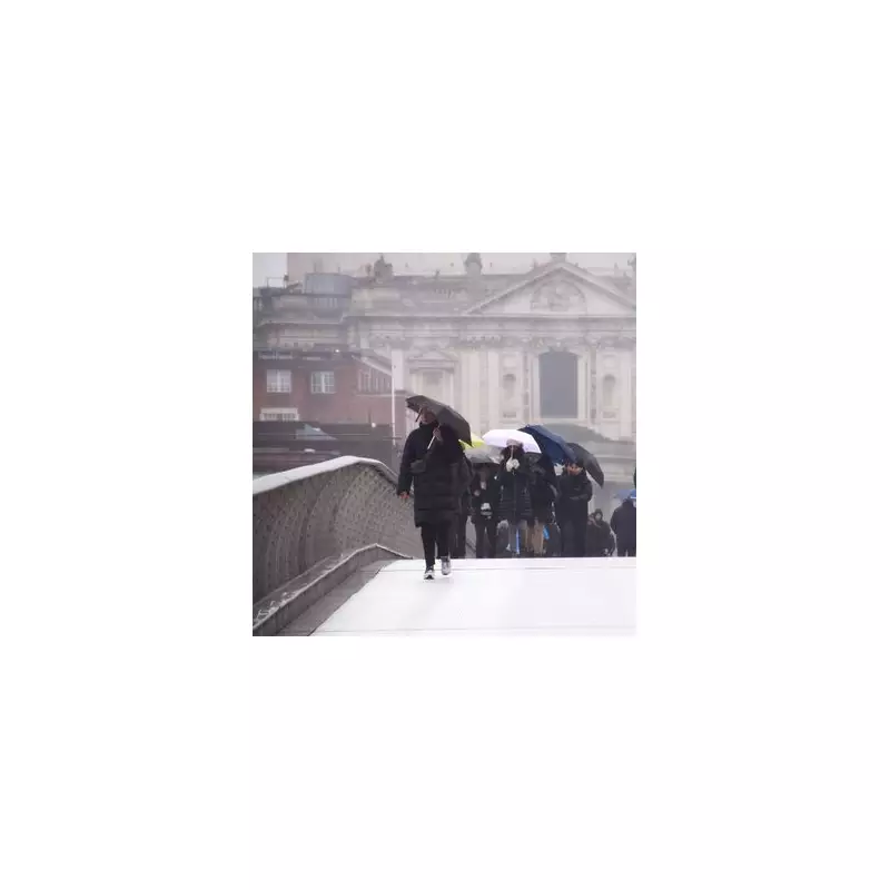 London's 10-Day Rain & Sleet Forecast: Temperatures to Rise to 8C