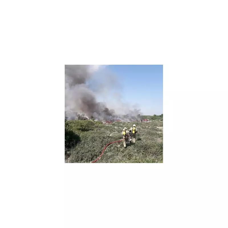 London's Burning Tip: Health Monitoring Urged for Rainham's 100+ Fire Site