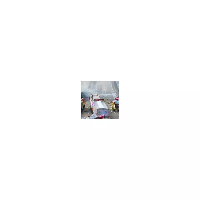 M25 closed both ways after lorry fire causes 45-minute delays