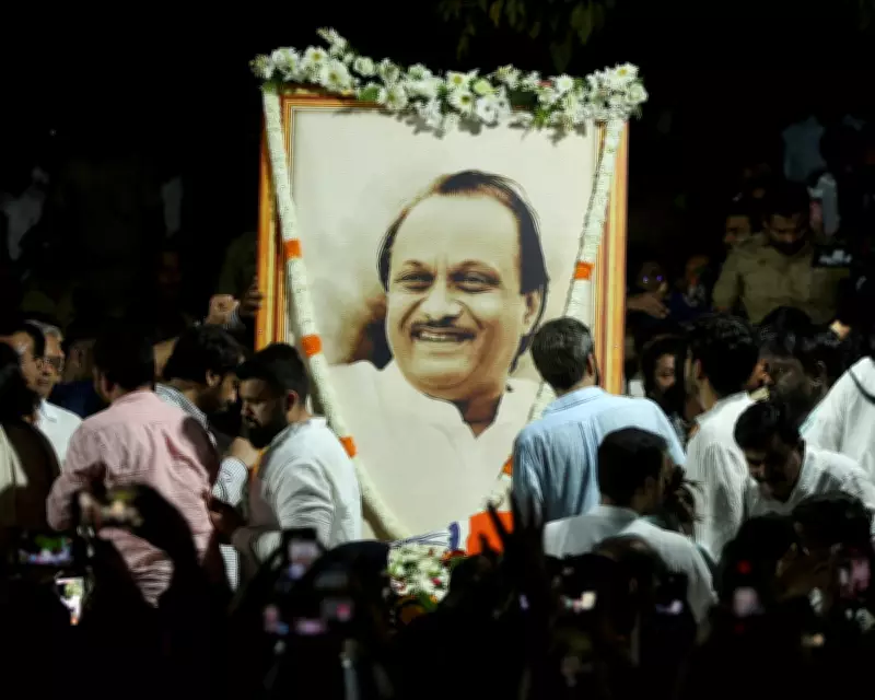Maharashtra Mourns Ajit Pawar After Fatal Plane Crash in Baramati