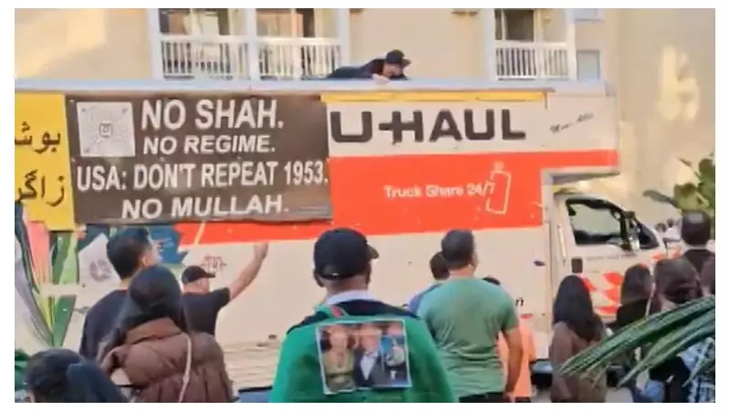 Man Arrested After Truck Drives Into Iran Protest Crowd in Los Angeles