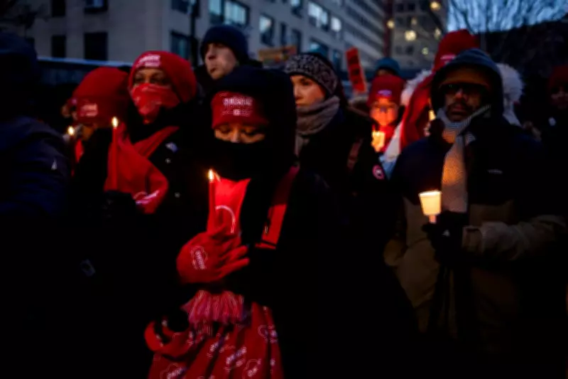 New York Nurses Hold Candlelight Vigil for Slain Colleague Alex Pretti