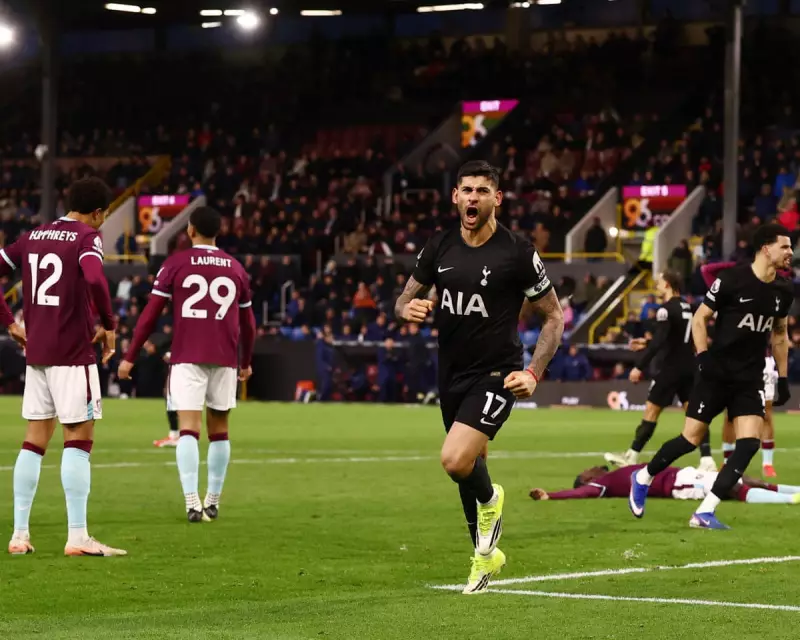 Romero's Last-Gasp Heroics Salvage Point for Struggling Spurs at Burnley