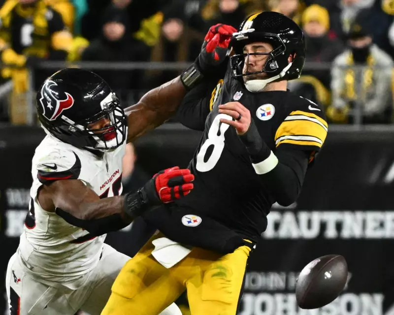 Texans End Steelers' Playoff Run 30-6 in Potential Finale for Aaron Rodgers