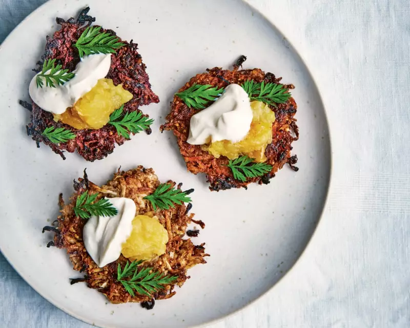 Tom Hunt's Root Vegetable Latkes: A Sustainable Brunch Recipe