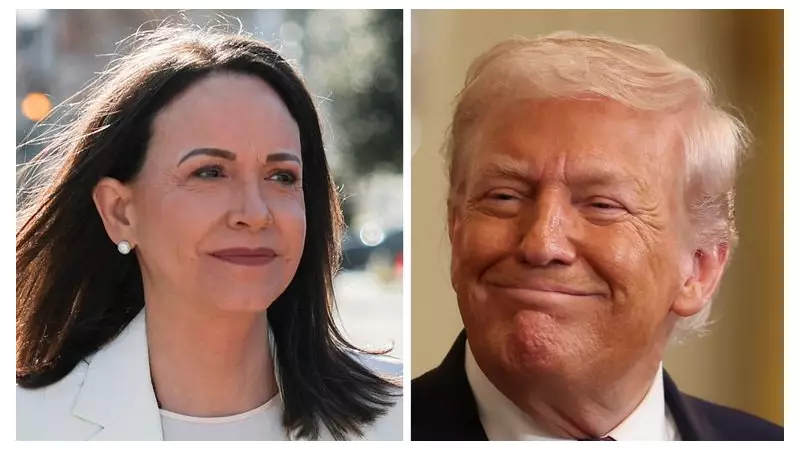 Trump Accepts Nobel Peace Prize Medal from Venezuelan Opposition Leader