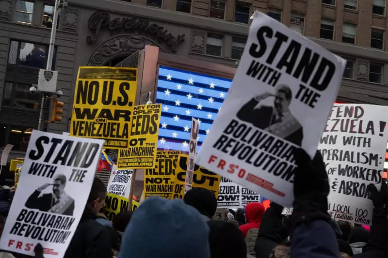 US Cities Erupt in Protest Over Trump's Venezuela Military Intervention