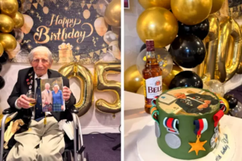 War Veteran Donald Howkins Celebrates 105th Birthday with Schoolchildren's Cards
