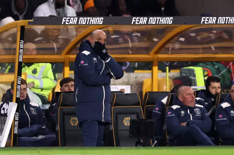 West Ham's 3 Realistic Manager Candidates as Nuno Sack Chants Echo at Wolves